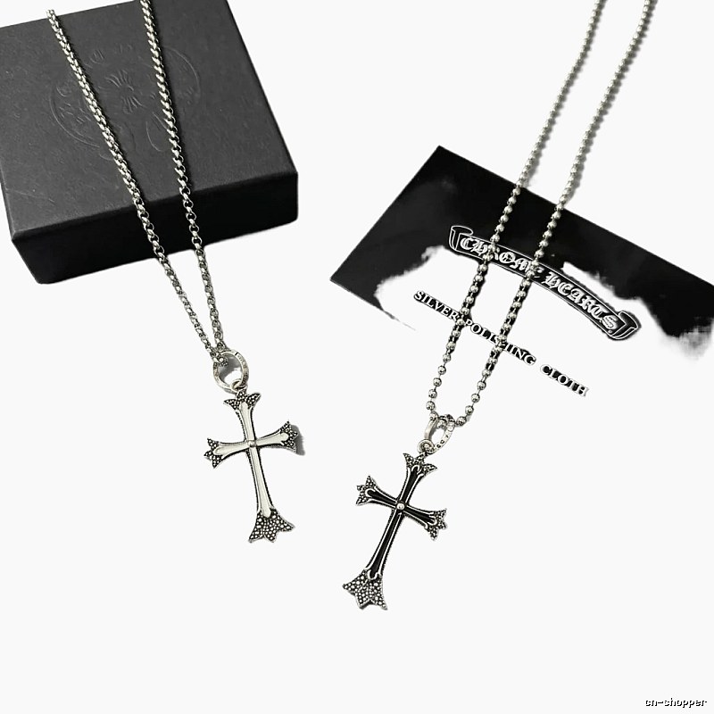 Chrome Hearts Cross Silver Necklace