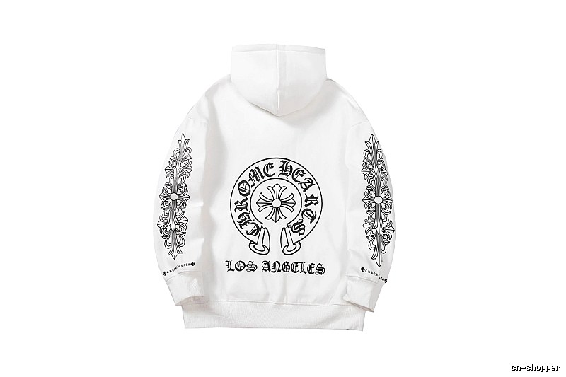 Chrome Hearts Daily Cross graphic hoodie Black Blue Cross for City Outfits