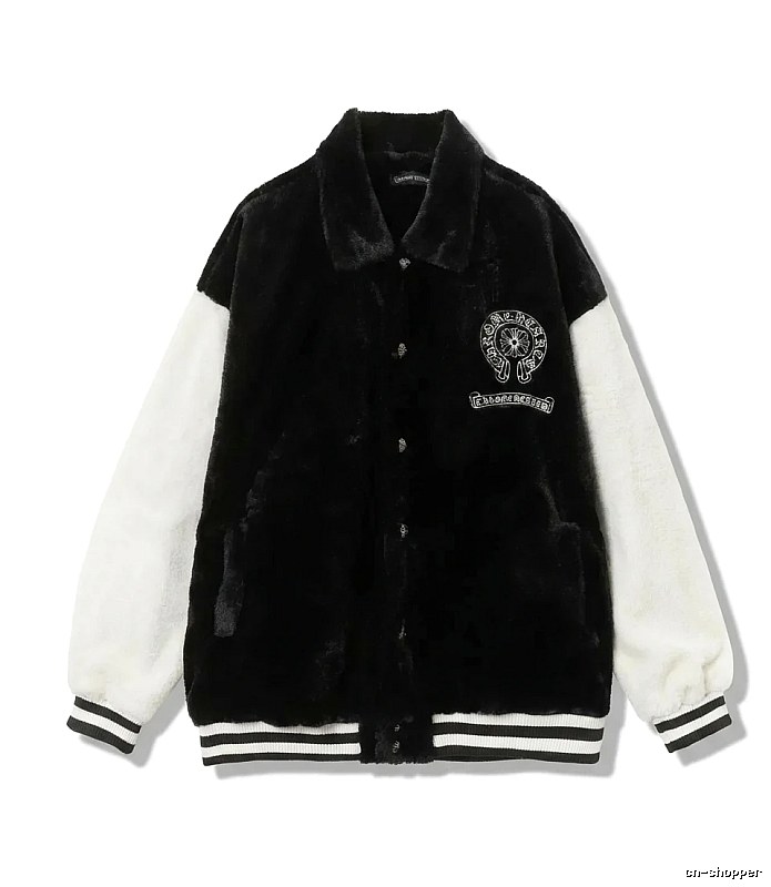 Chrome Hearts Retro Style Black and White Jacket