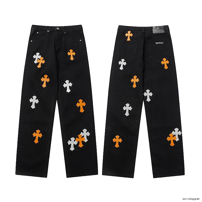Chrome Hearts Sport Graphic jeans Light Denim Jeans for Collection Drops