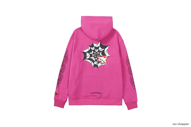 Chrome Hearts Travel Cross graphic hoodie Black Blue Cross with Soft Visual Tone