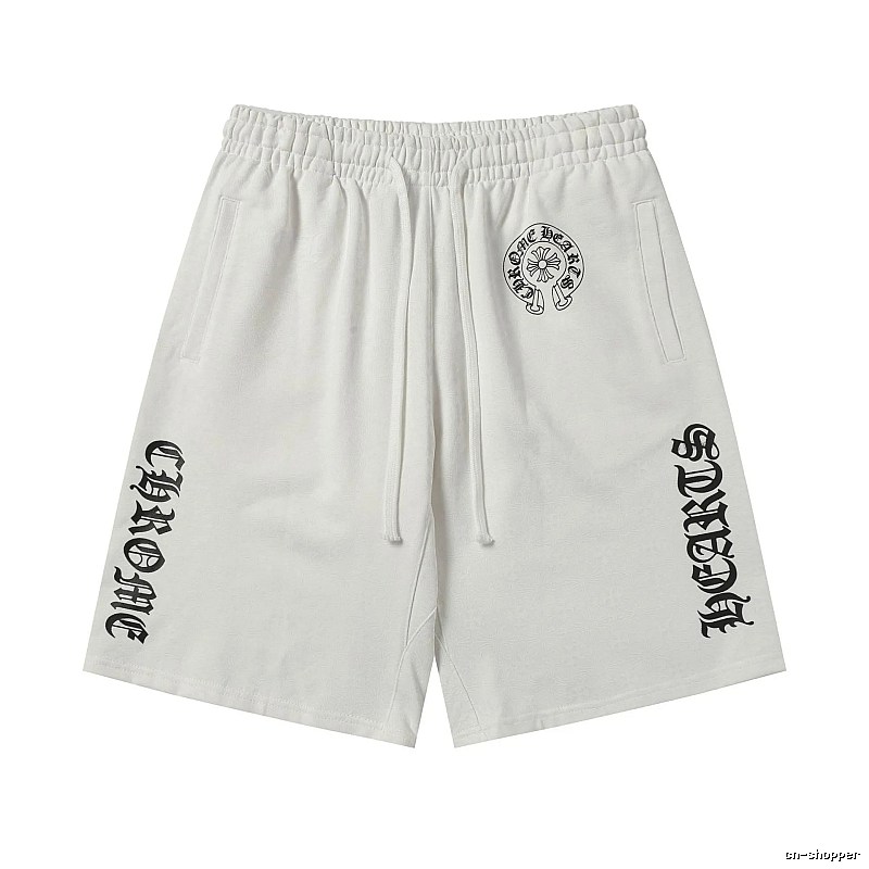 Chrome Hearts trendy and cool white shorts