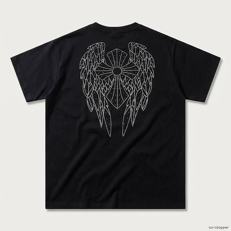 Chrome Hearts Wings Dark Style T-shirt