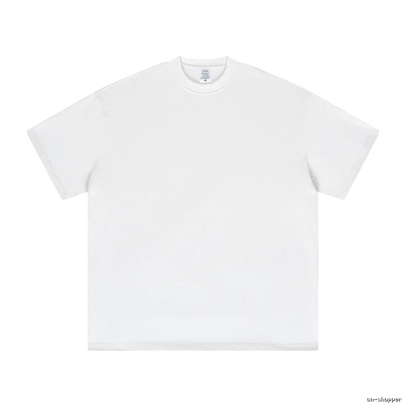 Classic Plain white T-shirt Minimal White Short for Daily Styling