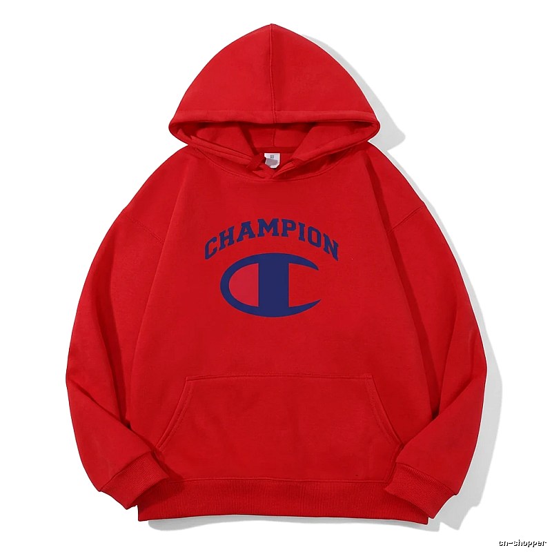 Classic trendy brand Champion red hoodie
