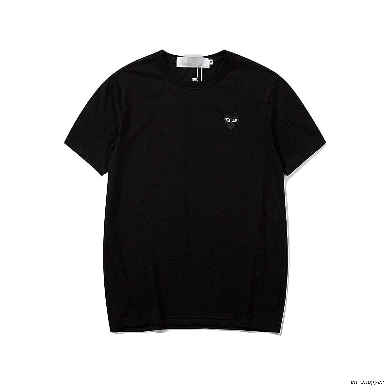 Comme des Garcons PLAY 2021-95 Black Style 2195 Heart Logo T-Shirt Everyday Rotation