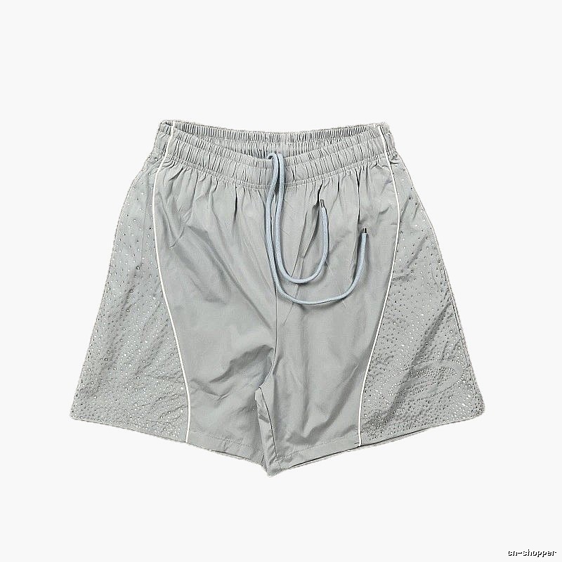 Corteiz Breathable Street Style Grey Sports Shorts