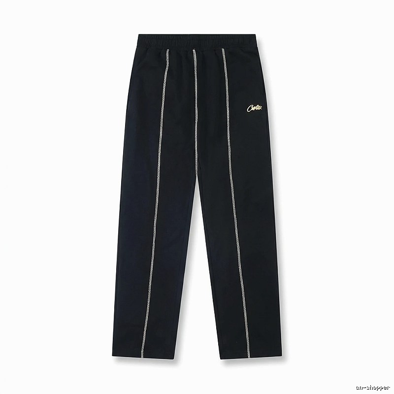 Corteiz minimalist style black trousers