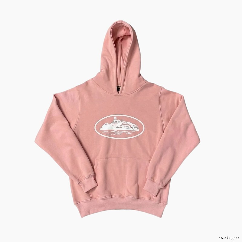 Corteiz Pink Minimalist Hoodie