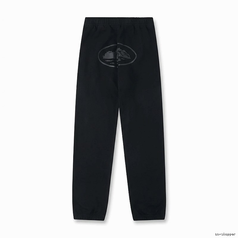 Corteiz Printed Casual Black Pants