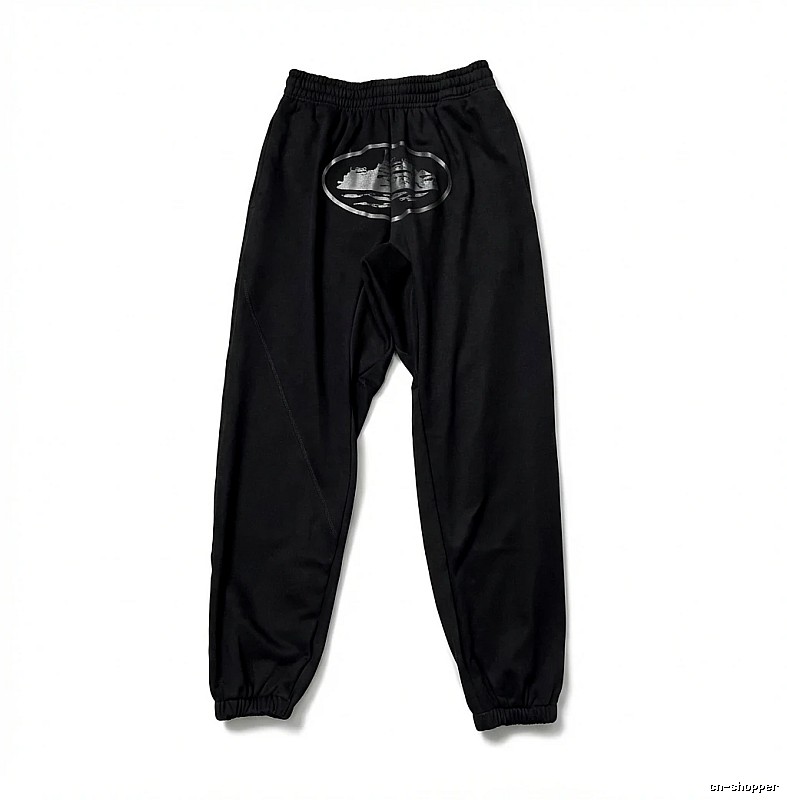 Corteiz printed trendy brand style black pants