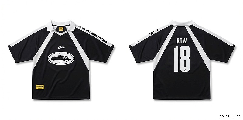 Corteiz RTW Series Sporty Black Short-sleeve Shirt