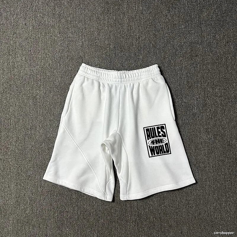 Corteiz Rule the World White Shorts