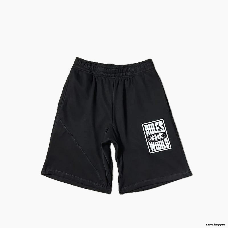 Corteiz Rule World Style Black Shorts