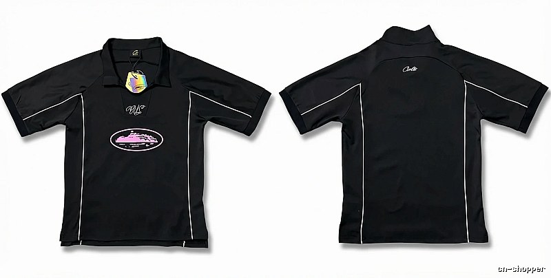 Corteiz sporty black short sleeves