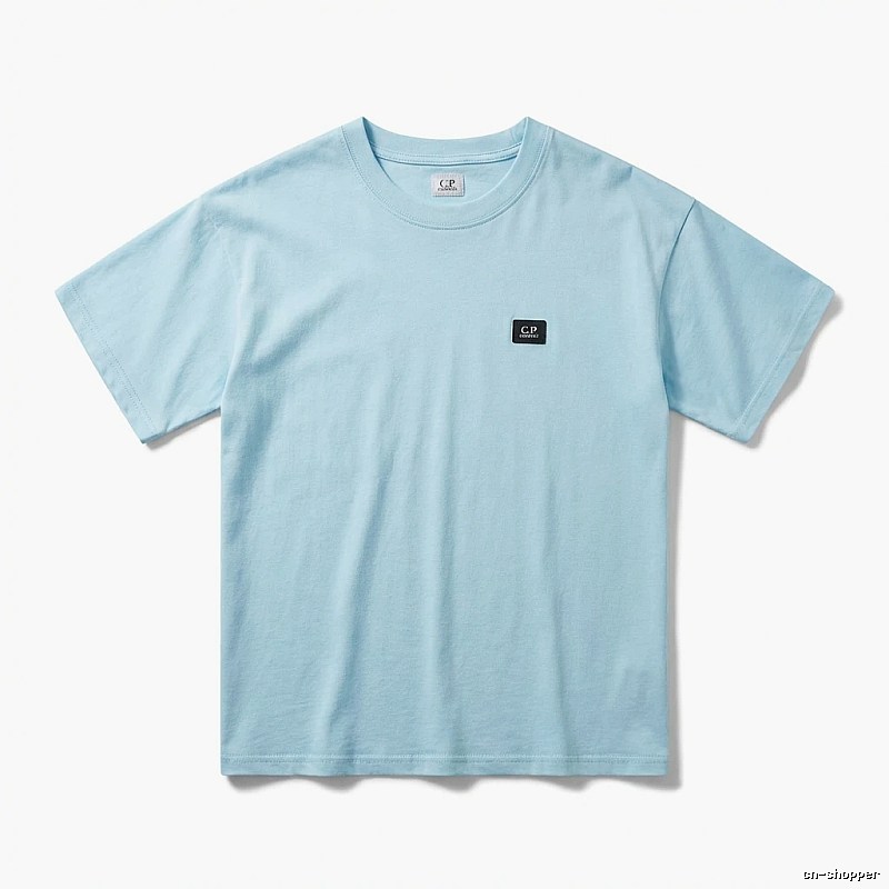 C.P. basic simple style light blue T-shirt