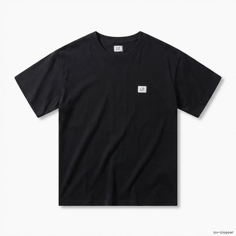 C.P. Basic Style Simple Black T-shirt