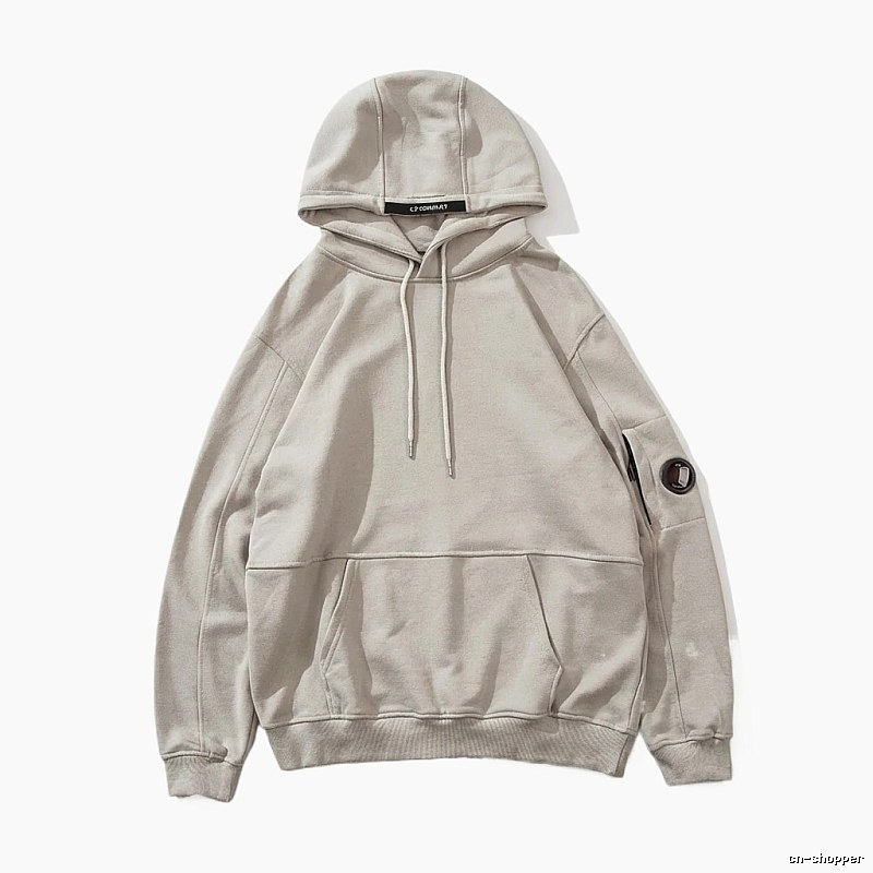 C.P. Company minimalist light gray hoodie