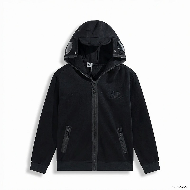 C.P. Functional Style Black Hoodie