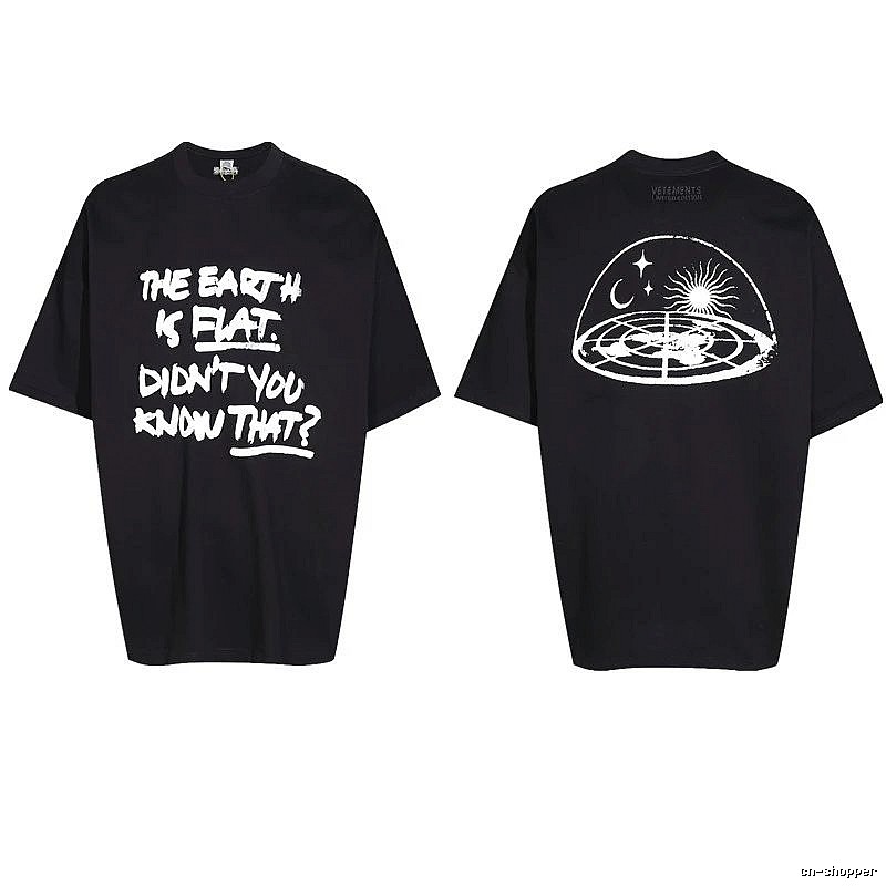 Daily Statement graphic T-shirt Black Colorful Lucky with Visual Detail