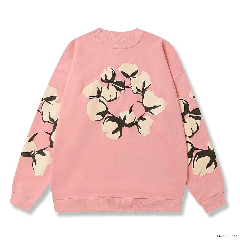 DENIM TEARS Pink Floral Sweatshirt