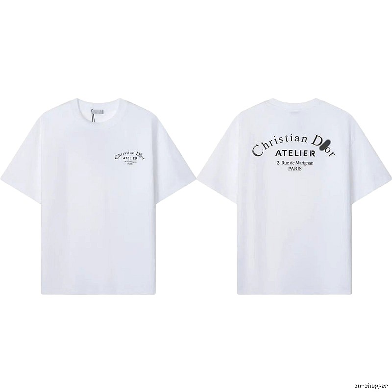 Dior Atelier Minimalist Style White T-Shirt