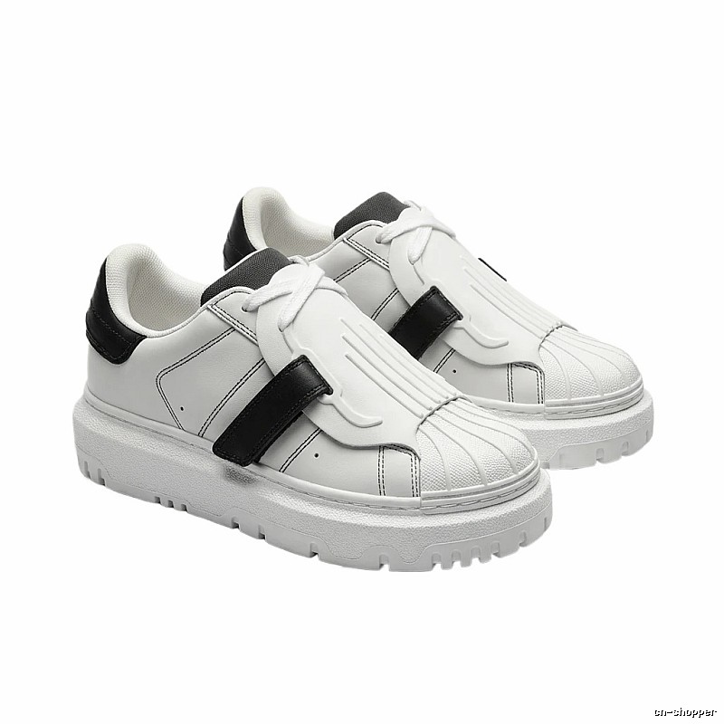 Dior black and white minimalist style board shoes