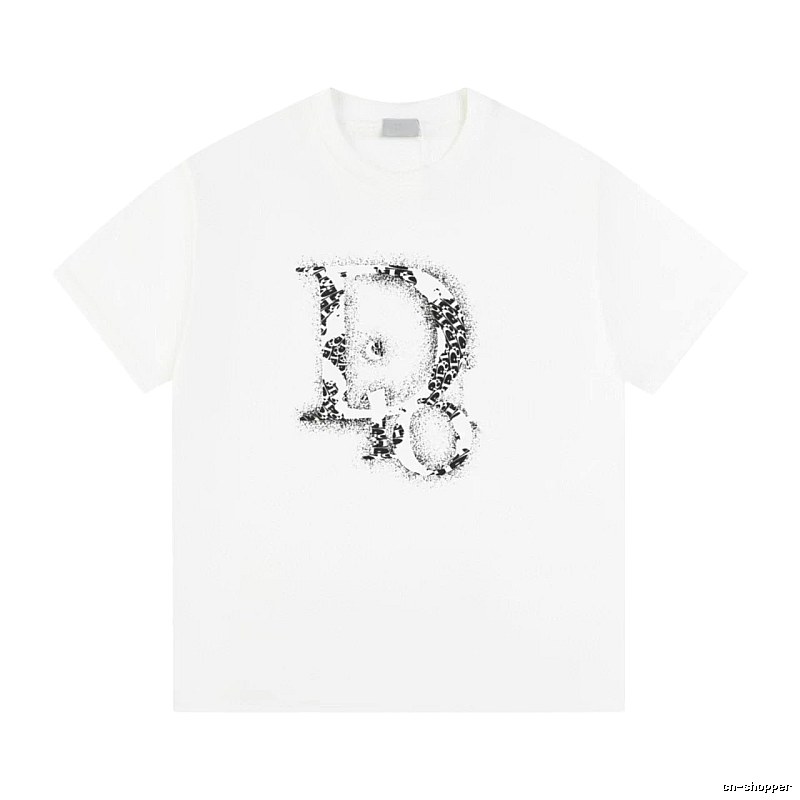 Dior Minimalist Monogram White Short-sleeved T-shirt
