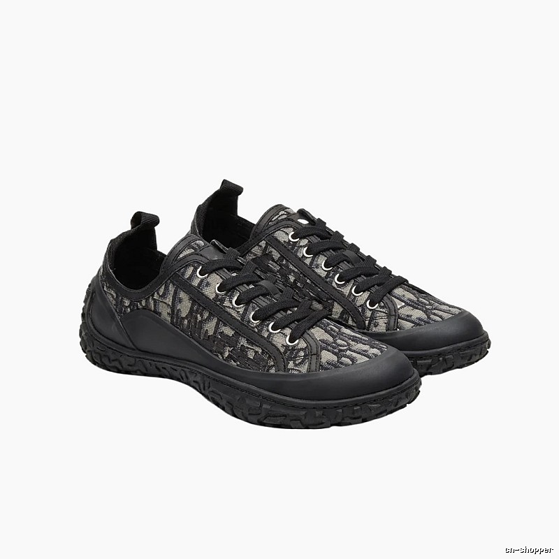 Dior monogram casual style black shoes