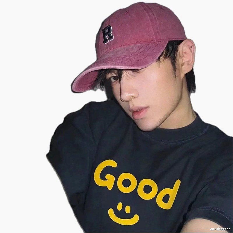 DREW Smiley Series American Streetwear Style Black T-Shirt
