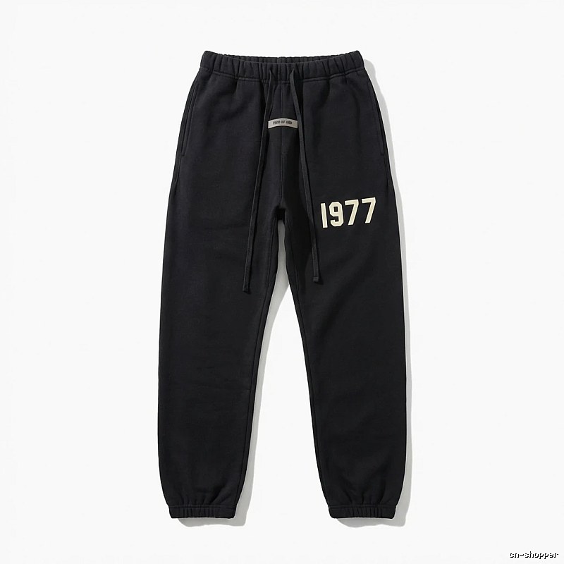 ESSENTIALS 1977 Casual Black Sweatpants