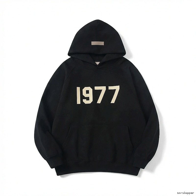 ESSENTIALS 1977 Series Black Sweatshirt
