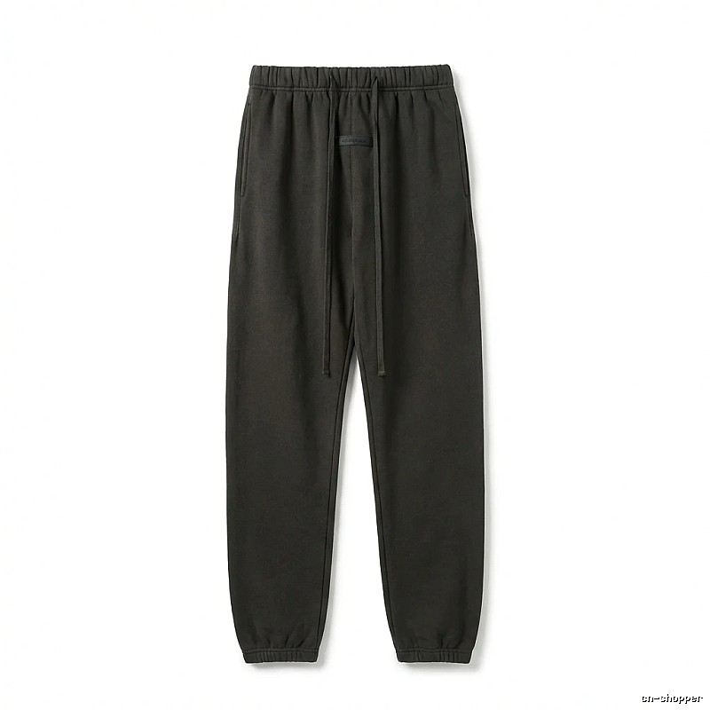 ESSENTIALS Basic Casual Black Pants