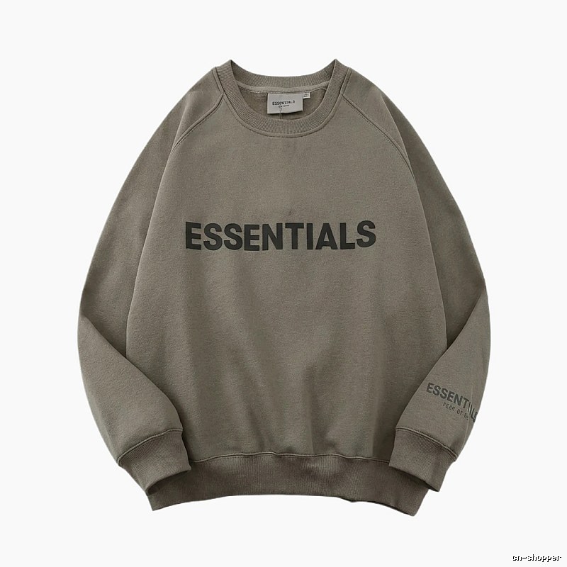 ESSENTIALS Basic Gray Sweatshirt