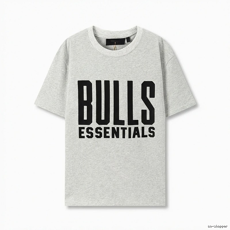 ESSENTIALS Bulls Style Grey T-shirt