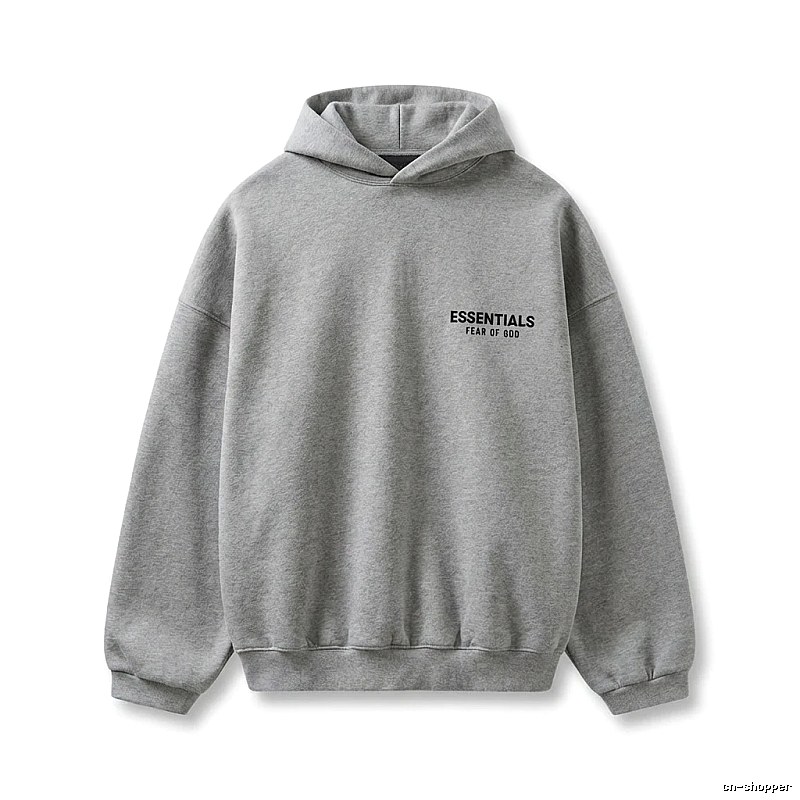 ESSENTIALS minimalist light gray sweatshirt