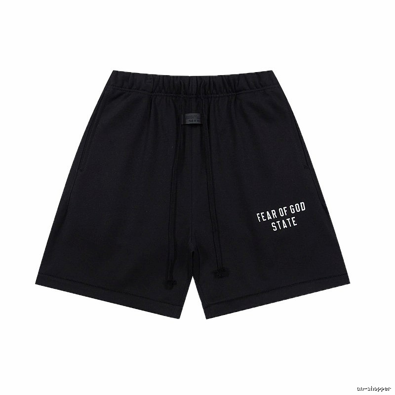 ESSENTIALS minimalist style black shorts