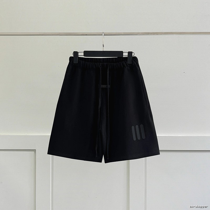 ESSENTIALS minimalist style black shorts