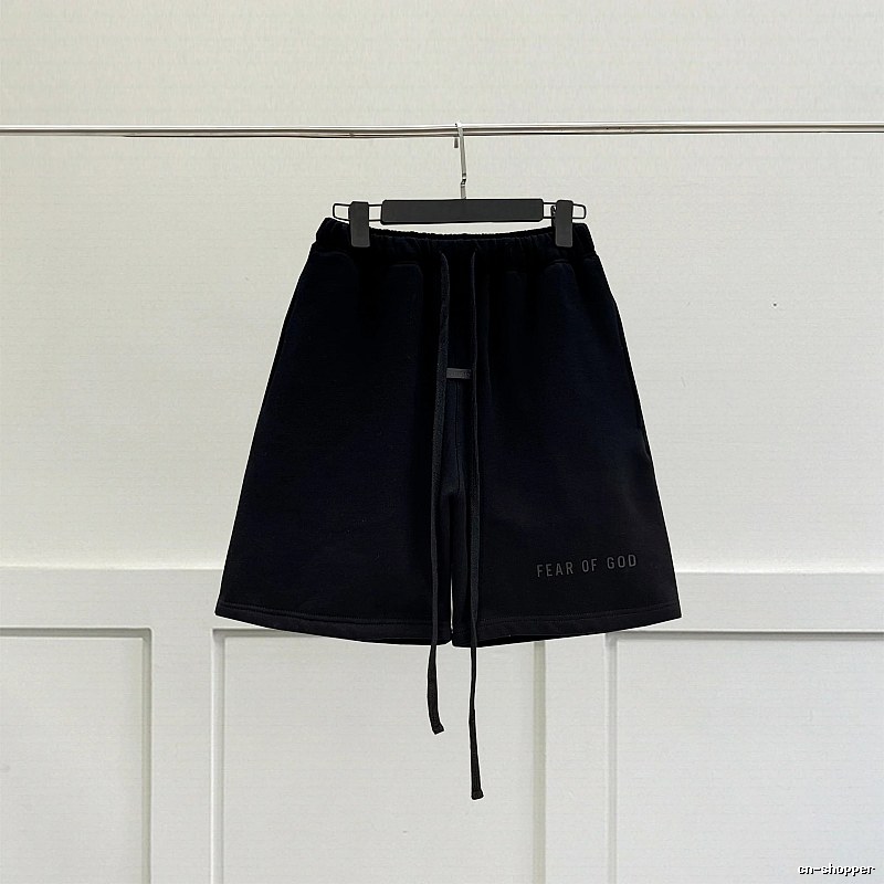 ESSENTIALS minimalist style black shorts