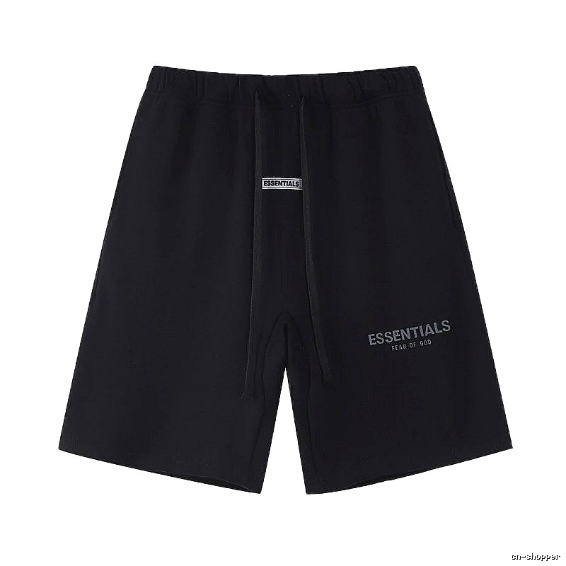 ESSENTIALS minimalist style black shorts
