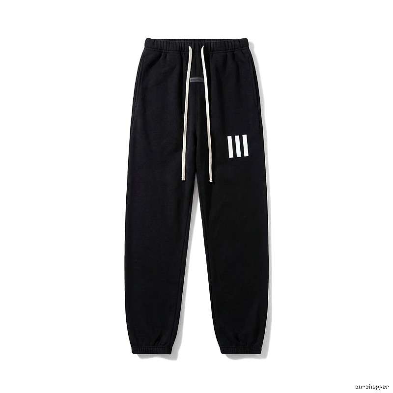 ESSENTIALS minimalist style black sweatpants