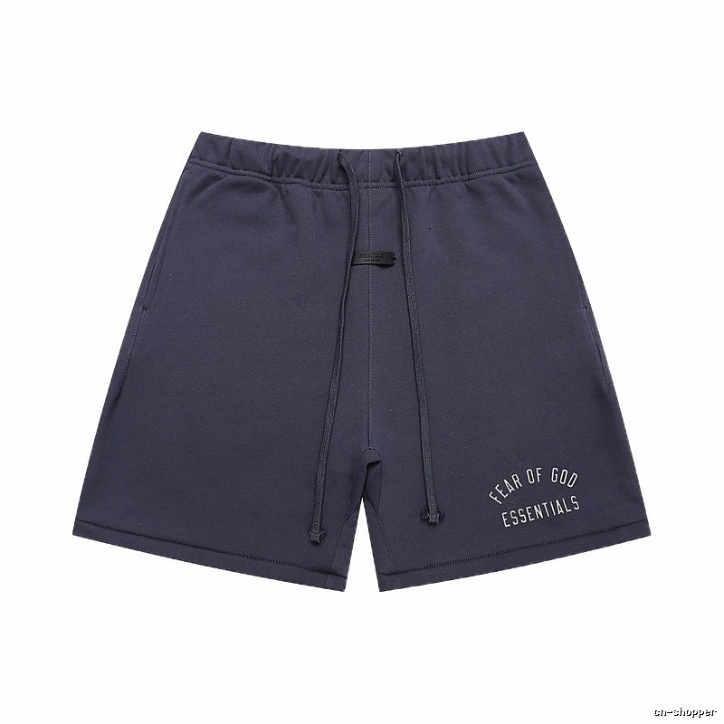 ESSENTIALS minimalist style dark gray shorts