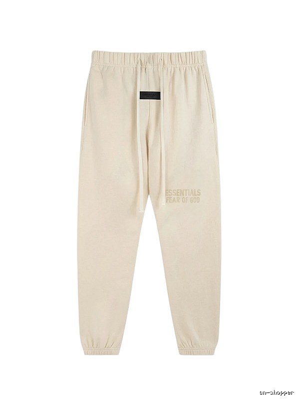 ESSENTIALS minimalist style off-white sweatpants