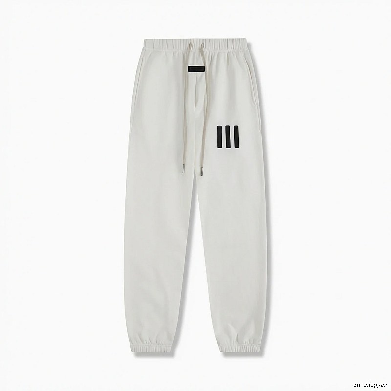 ESSENTIALS minimalist style white sweatpants