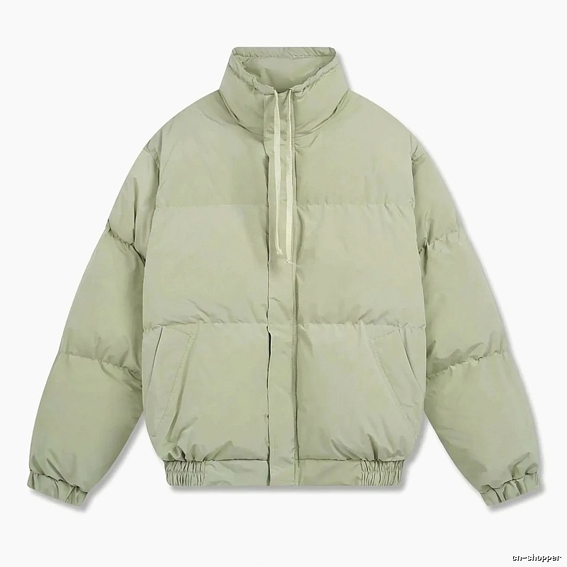 ESSENTIALS trendy brand simple style light green cotton-padded jacket