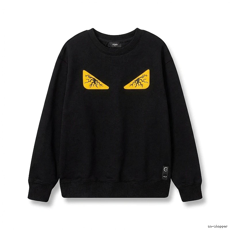 Fendi Monster Trendy Cool Black Sweatshirt