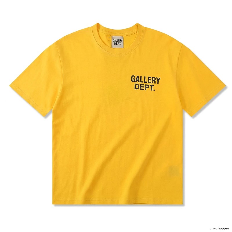 Gallery Dept. Alphabet Style Yellow T-shirt