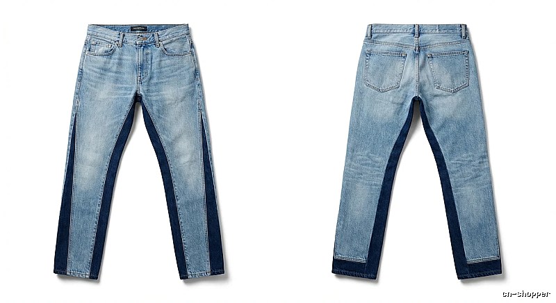 Gallery Dept. Color - Blocked Retro - Style Jeans