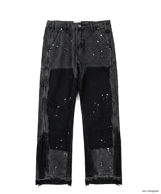 Gallery Dept Graffiti-style Black Jeans