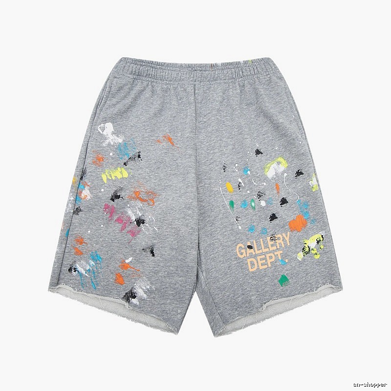 Gallery Dept Graffiti Style Grey Shorts